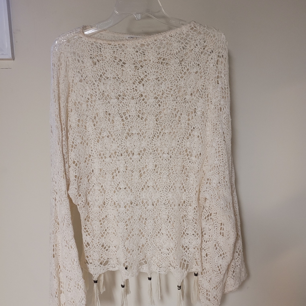 Crocheted sweater
